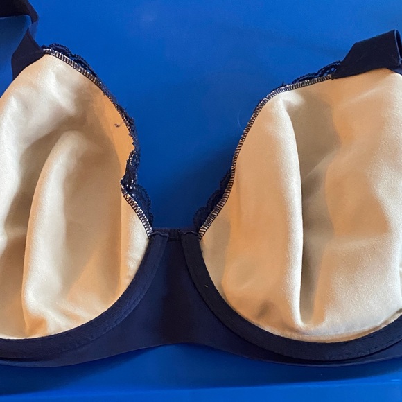 Blue Enticing Lift Full coverage Lace Bra - Picture 5 of 11